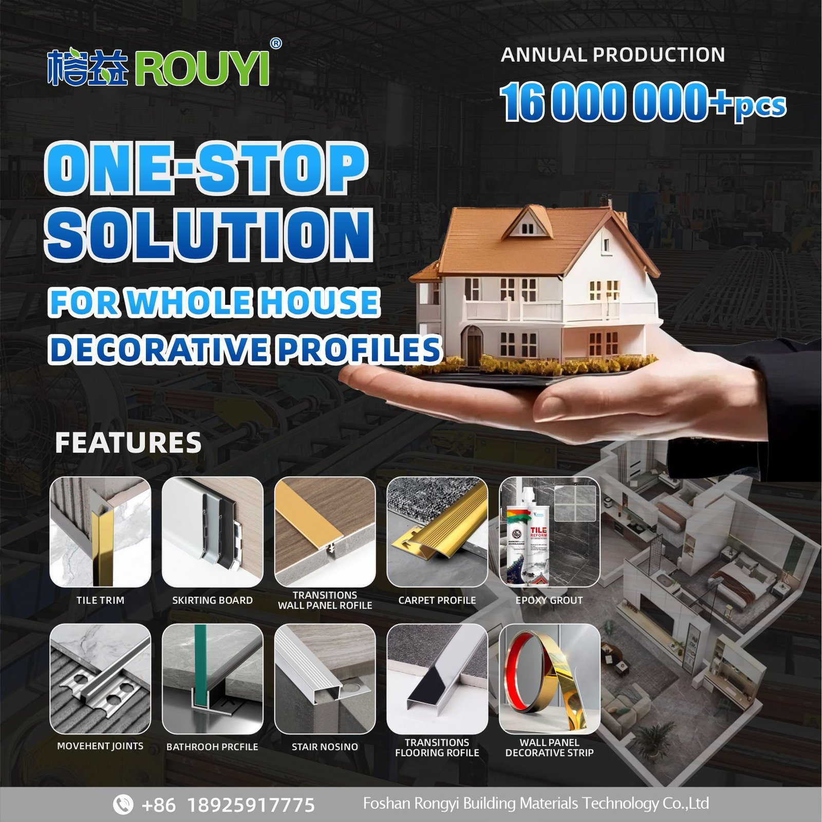 One-stop tile trim solution