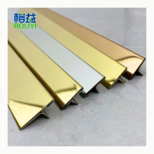 T Shape Stainless Steel Tile Trim