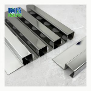 Square Stainless Steel Tile Trim