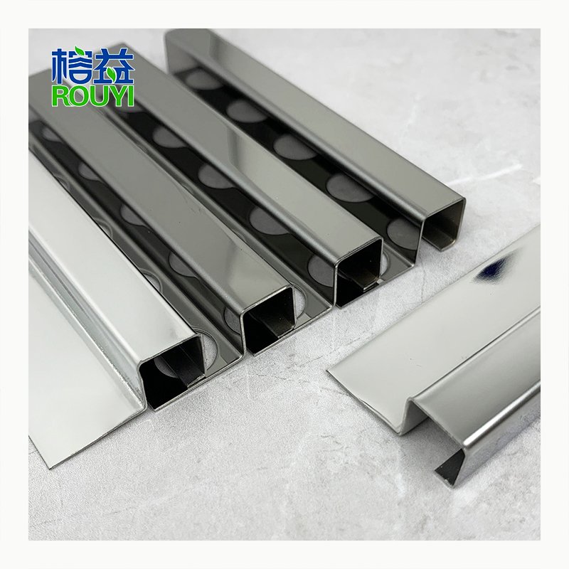 Square Stainless Steel Tile Trim