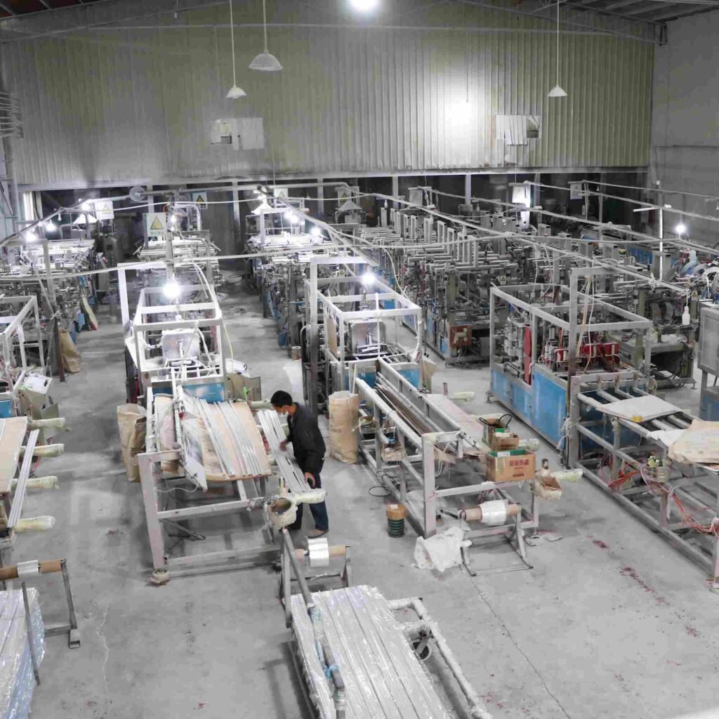 PVC tile trim production line