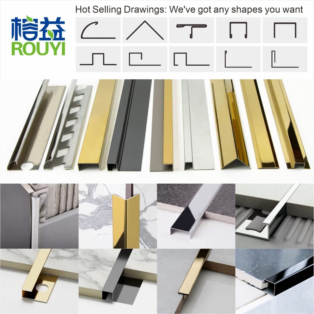 Stainless Steel Tile Trim Factory Custom