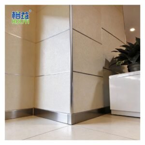 Stainless steel tile corner trim