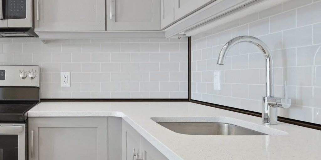 Kitchen tile trim decoration